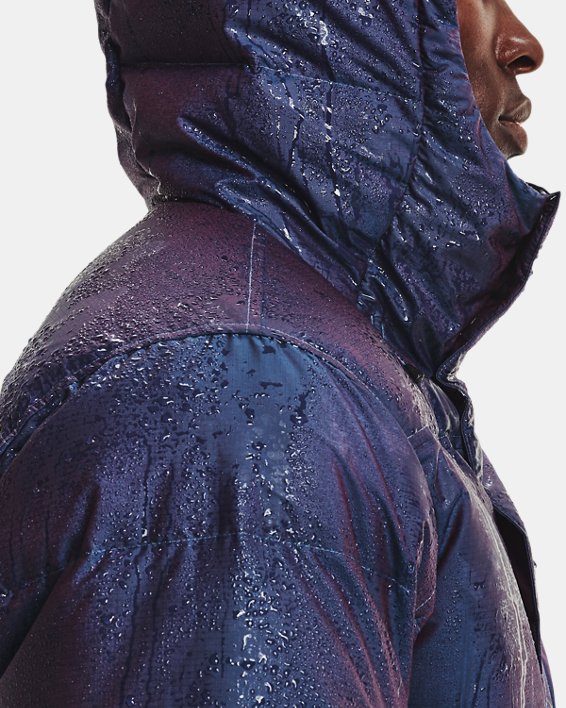 Men's ColdGear® Infrared Down Iridescent Jacket, Blue, pdpMainDesktop image number 4